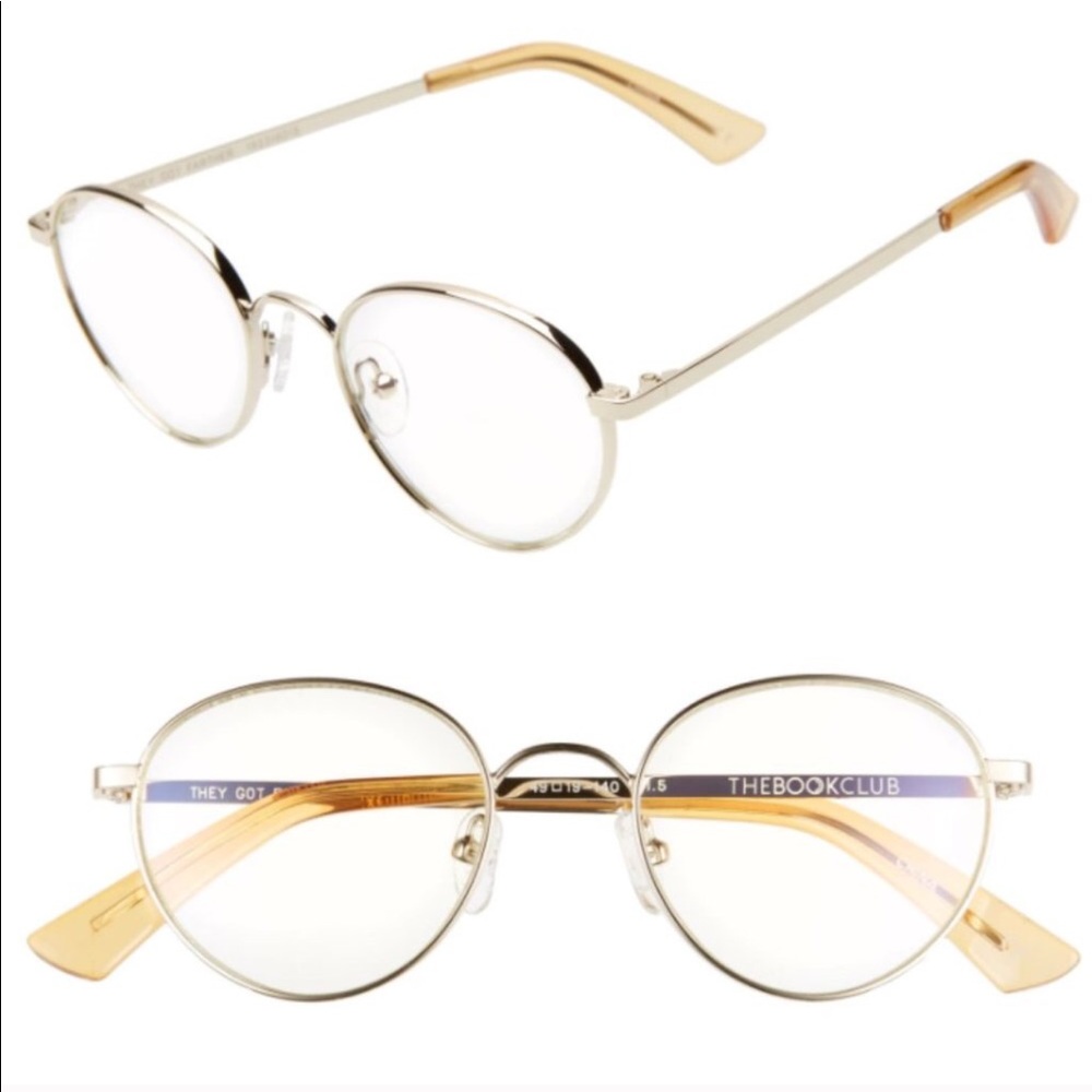 The Book Club Blue Blocker Glasses